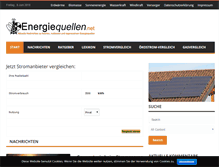 Tablet Screenshot of energiequellen.net